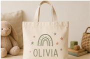 Personalised Children's Canvas Tote Bag