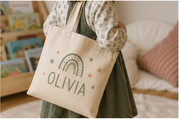 Personalised Children's Canvas Tote Bag