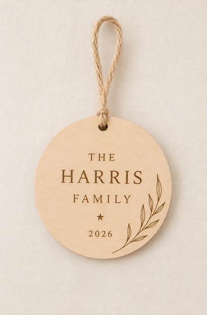 Personalised Family Christmas Ornament