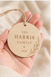 Personalised Family Christmas Ornament