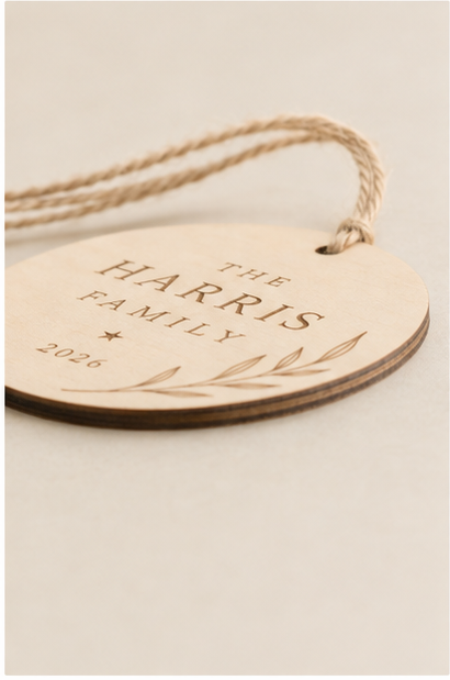 Personalised Family Christmas Ornament