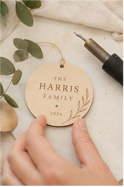 Personalised Family Christmas Ornament
