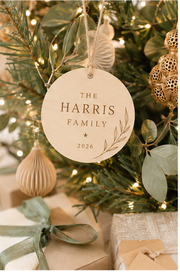 Personalised Family Christmas Ornament