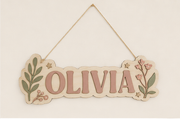 Personalised Wooden Name Door Sign
